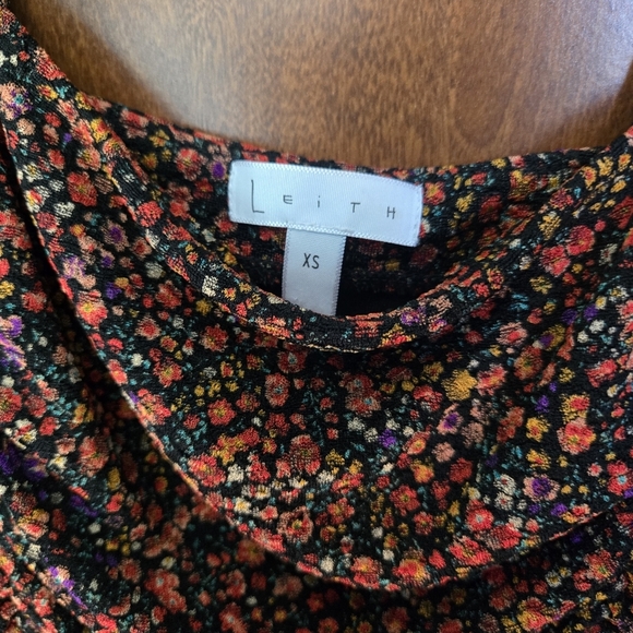 Leith Red and Orange Bodycon Mini Dress - Picture 4 of 5